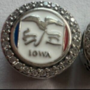 Pandora IOWA Exclusive Charm Bead Charm Travel Charm